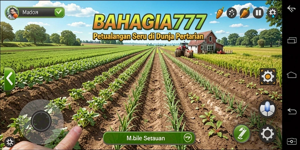Tampilan screenshot BAHAGIA777 menampilkan keindahan kebun yang dikelola dengan baik.