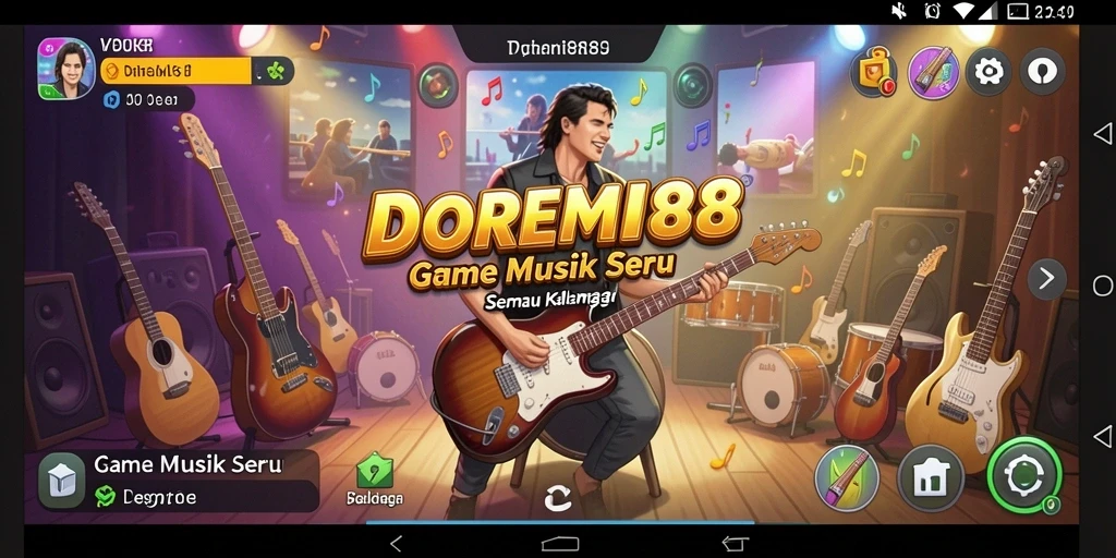 Tampilan gameplay DOREMI88 yang seru dan penuh warna.
