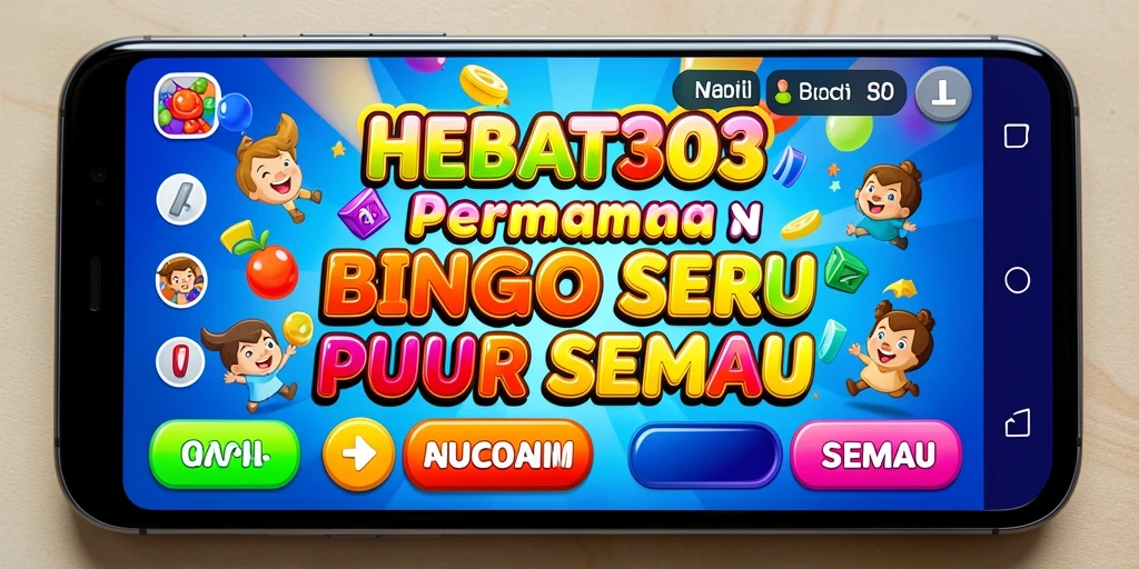 Tampilan gameplay Bingo HEBAT303 yang seru dan interaktif.