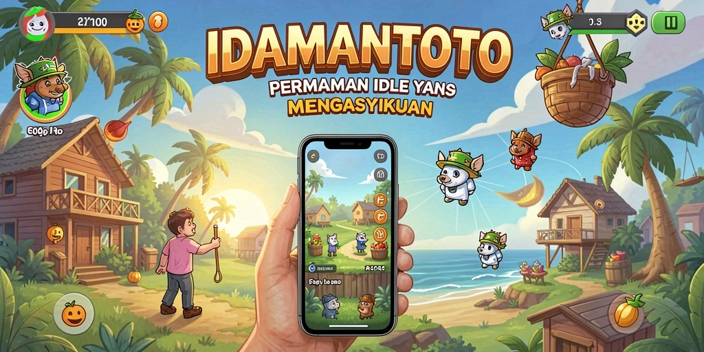 Tampilan gameplay <strong>IDAMANTOTO</strong> yang menawan dengan fitur idle.