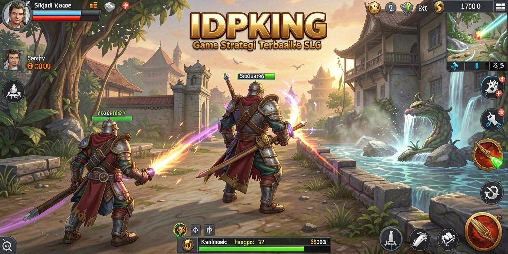 Tampilan gameplay seru dalam IDPKING dengan strategi yang menantang.
