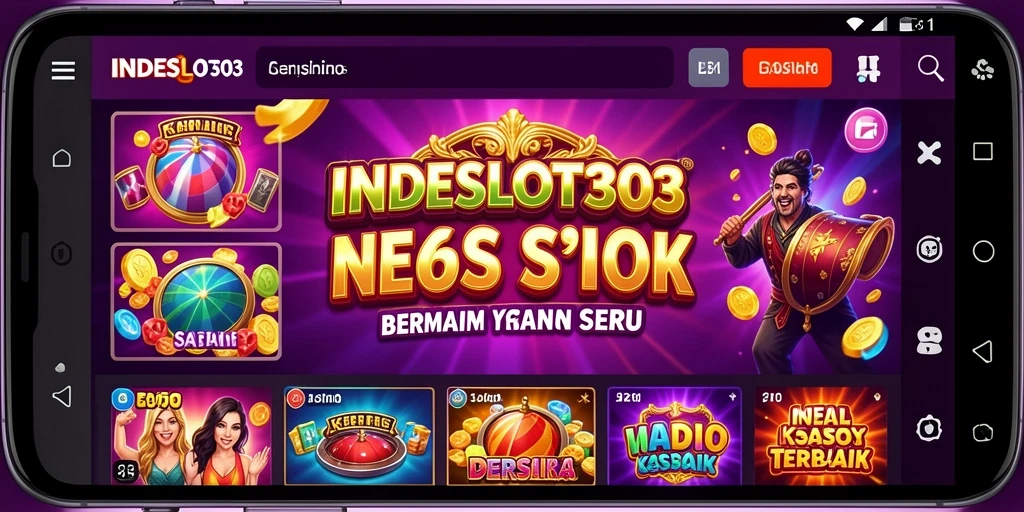 Tampilan menarik dari gameplay Kasino INDESLOT303 yang mendebarkan.