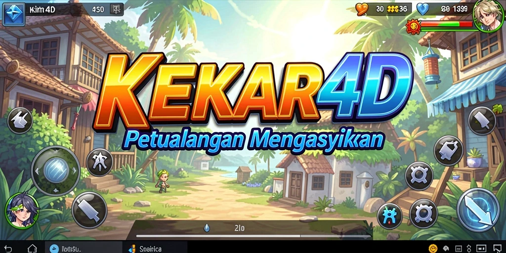 Tangkapan layar KEKAR4D menampilkan aksi bertarung seru dalam dunia Anime.