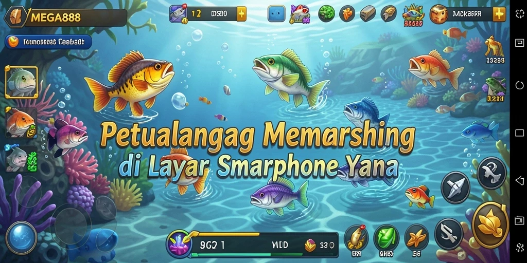 Gameplay memancing yang seru dan menyenangkan di MEGA888.