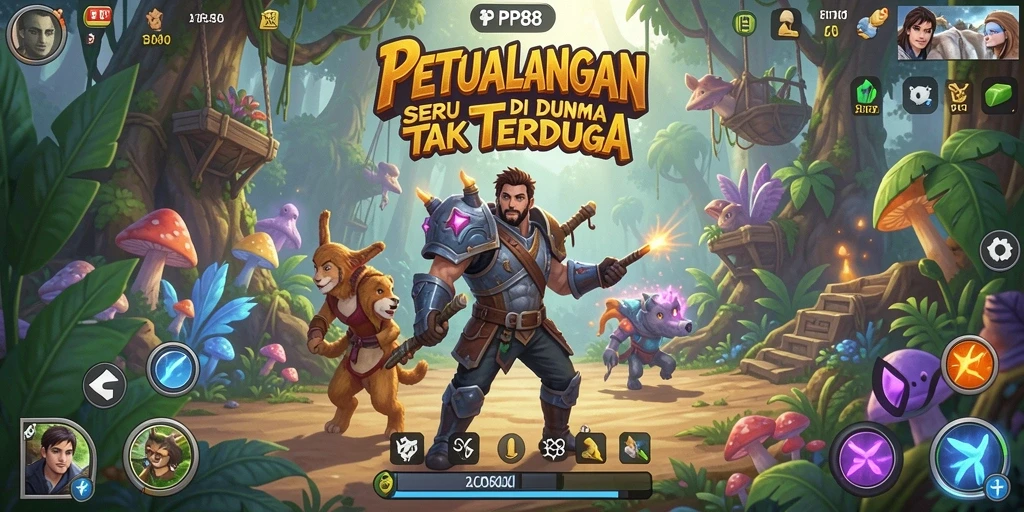 Tangkapan layar gameplay PP88 yang menampilkan petualangan mendebarkan.