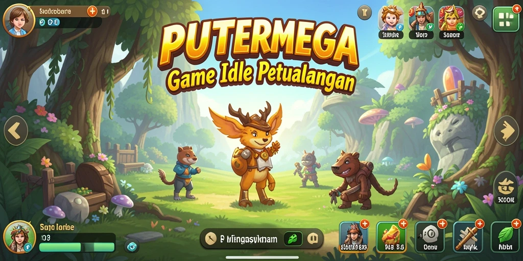 Gameplay PUTERMEGA yang mengasyikkan dengan elemen idle yang menarik perhatian.