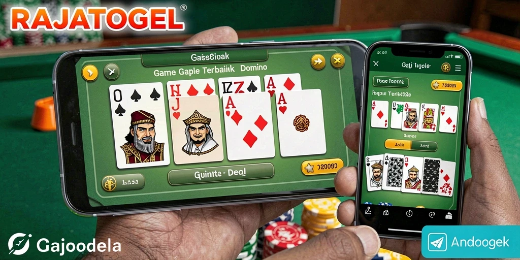 Tampilan gameplay Gaple yang seru dan interaktif.