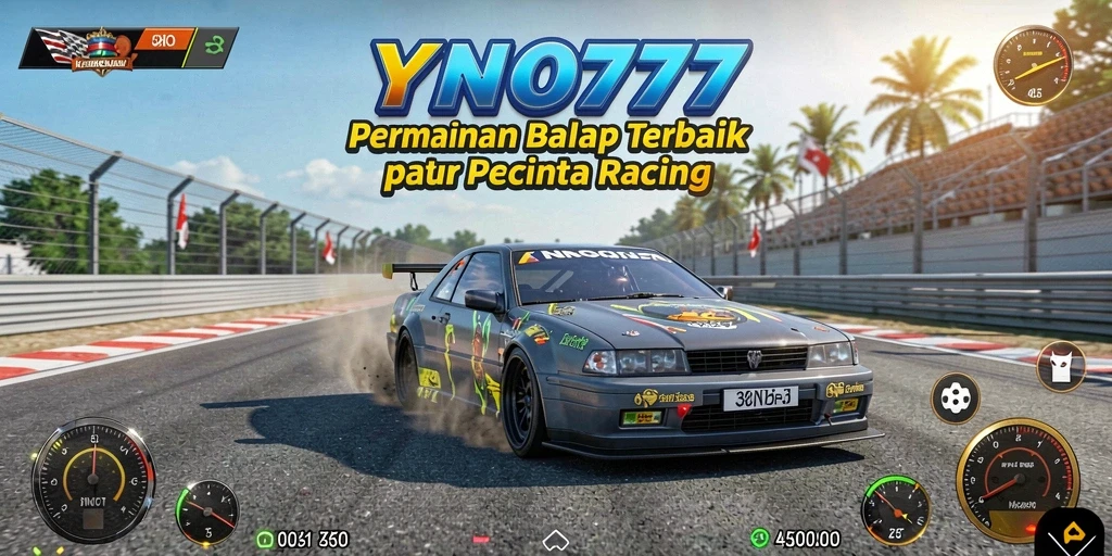 Tampilan menarik gameplay balap YONO777 dengan kendaraan cepat.